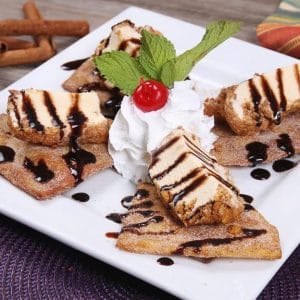 Sopapillas with Ice Cream